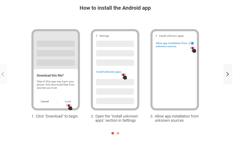 How to install an app on Android