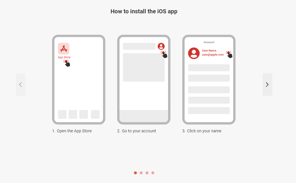 How to install an app on IOS